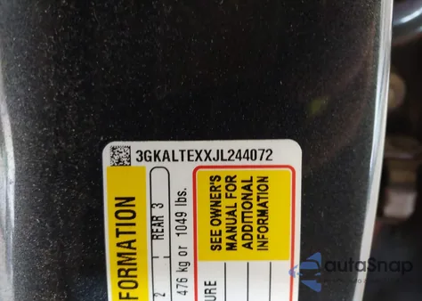 2018 GMC Terrain Sle from USA, damaged, VIN 3GKALTEXXJL244072